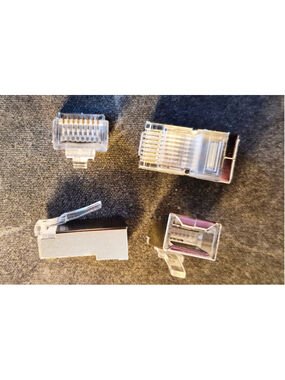 162-Pack Cat6 Cat5e RJ45 Ethernet Cable Crimp Connectors UTP NEW